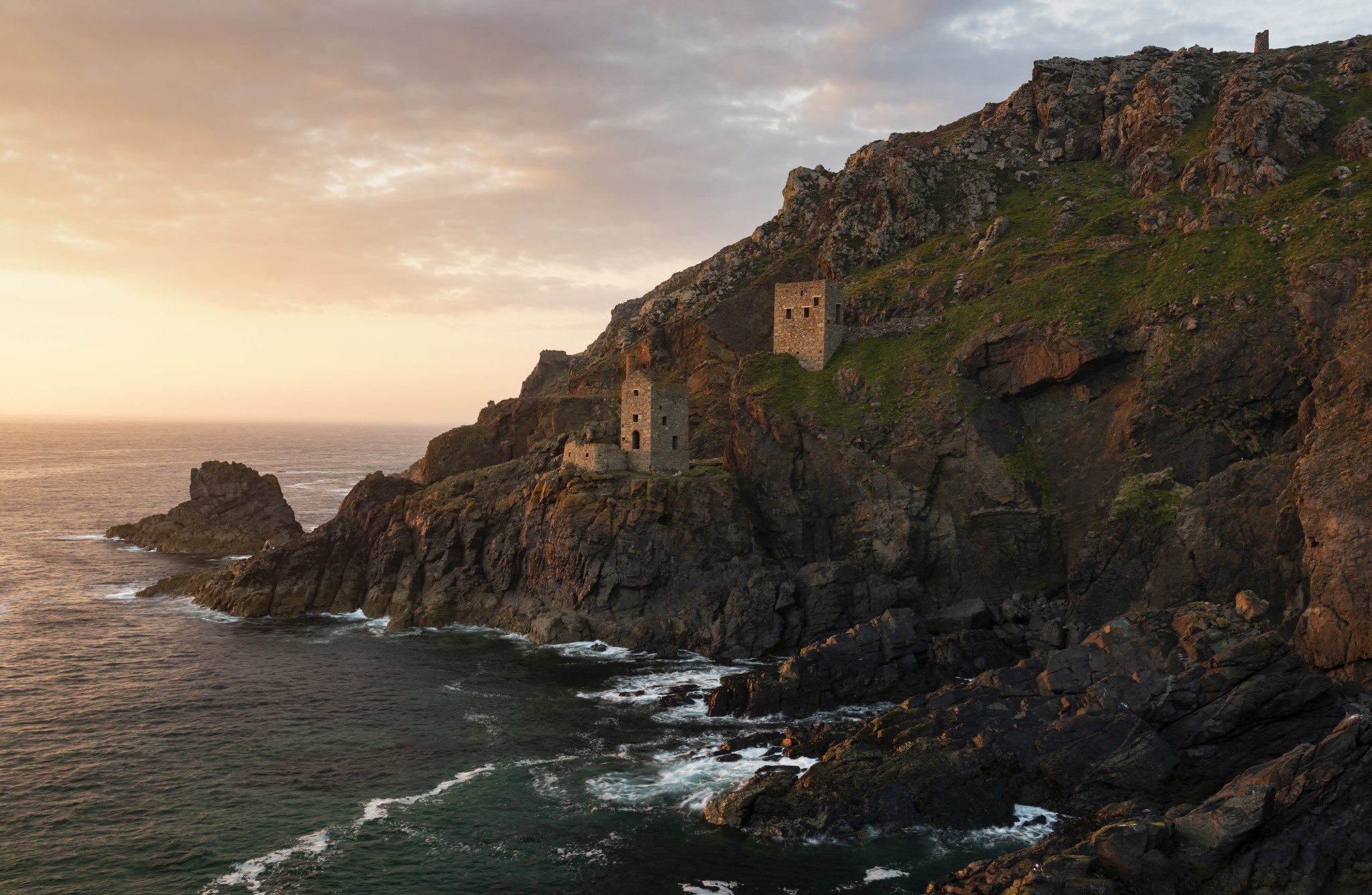 Botallack Crowns Sunset 